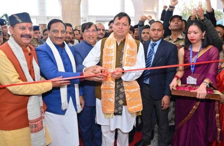 मुख्यमंत्री ने किया जौलीग्रान्ट एयरपोर्ट पर नवनिर्मित टर्मिनल भवन फेज-2 का लोकार्पण