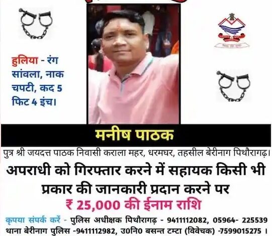 धोखाधड़ी में फरार आरोपी पर 25 हजार का इनाम घोषित