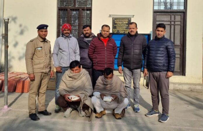 40 लाख की स्मैक सहित दो गिरफ्तार