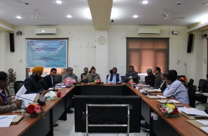 सतत विकासः हिमालयन नॉलेज नेटवर्क विषय पर दो दिवसीय कार्यशाला आयोजित