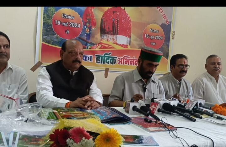 31 दिवसीय बाबा विश्वनाथ जगदीशिला डोली रथa यात्रा 16 मई से होगी शुरु