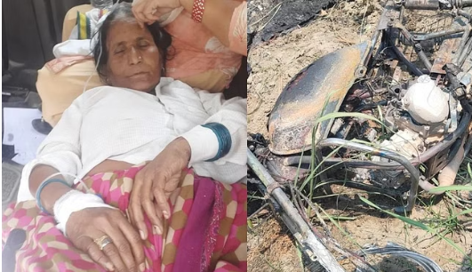 जमीन के विवाद को लेकर हुआ खूनी संघर्ष, महिला के ऊपर ट्रैक्टर चढ़ाया
