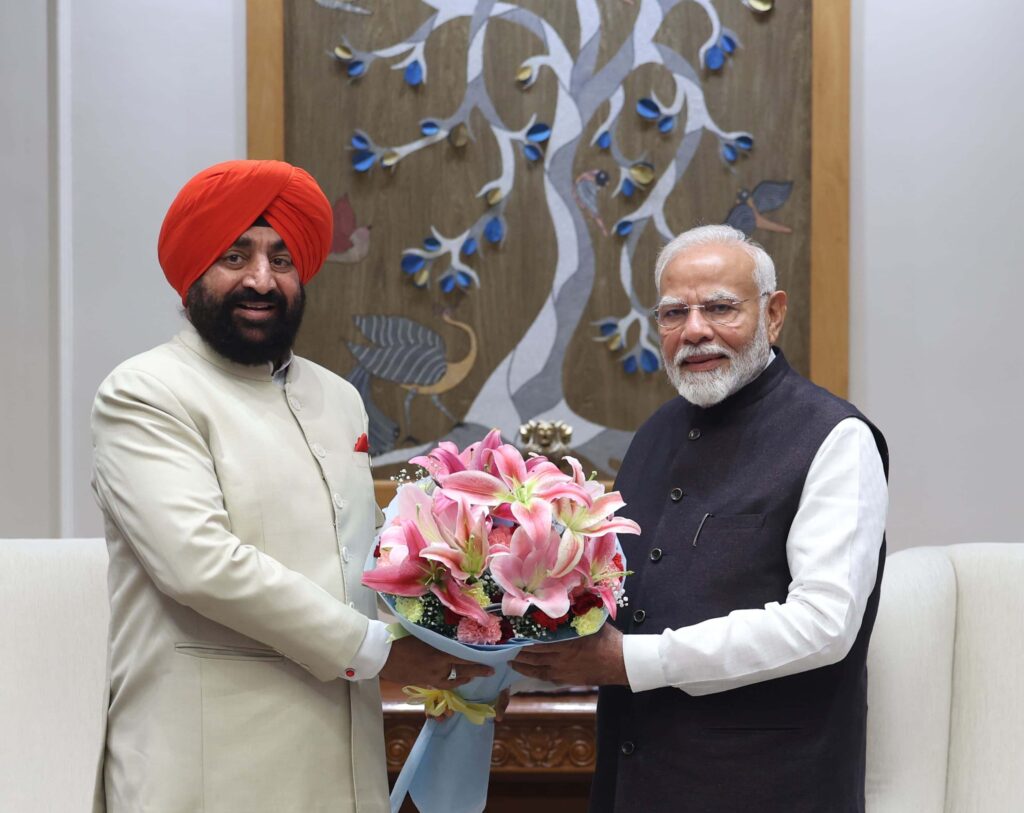 राज्यपाल ने प्रधानमंत्री नरेंद्र मोदी से की भेंट