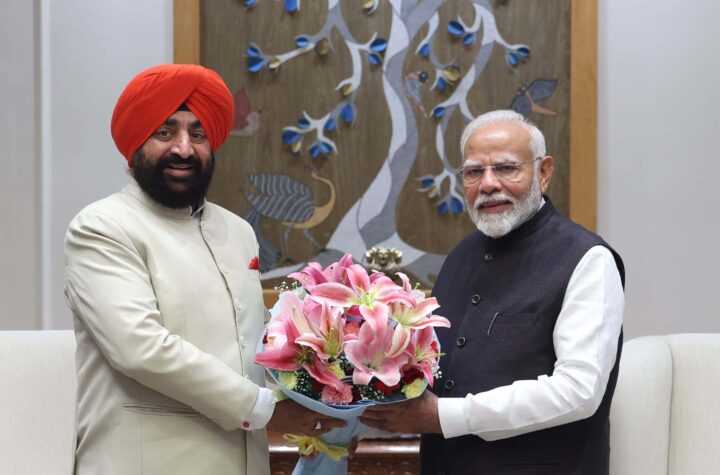 राज्यपाल ने प्रधानमंत्री नरेंद्र मोदी से की भेंट