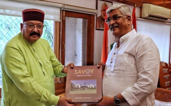 महाराज ने केन्द्रीय मंत्री से ऐतिहासिक स्थलों पर शोध का किया अनुरोध