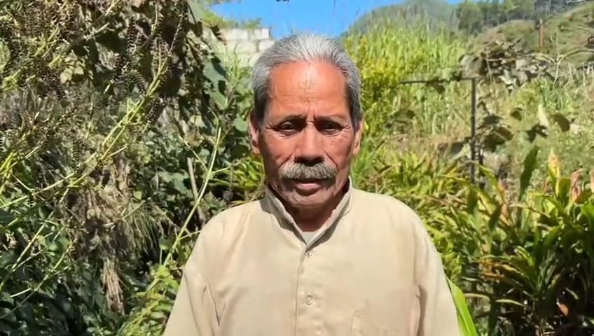 आत्मनिर्भरता की मिसाल बने अगरोड़ा गांव के 75 वर्षीय काश्तकार जगपाल सिंह रावत