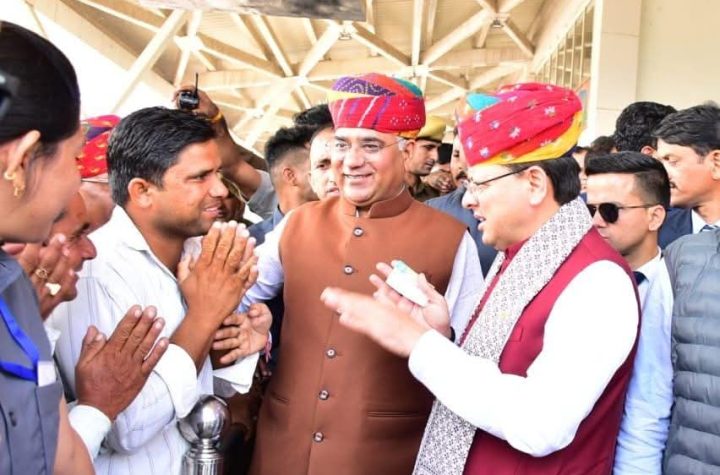 तीर्थराज पुष्कर में सीएम धामी ने किया धर्मशाला विस्तार का उद्घाटन