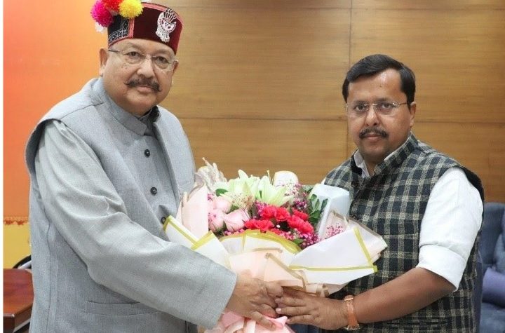 महाराज ने की भाजपा के नवनियुक्त राष्ट्रीय कार्यकारी अध्यक्ष से शिष्टाचार भेंट